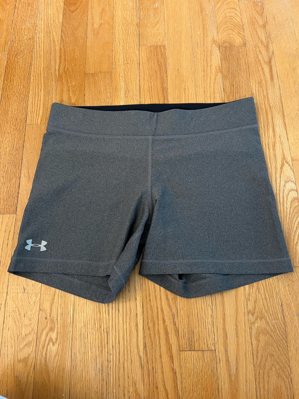 Under Armour Women's Charcoal Performance Athletic Shorts